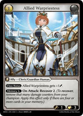 Allied Warpriestess - 040 - Uncommon - Radiant Origins
