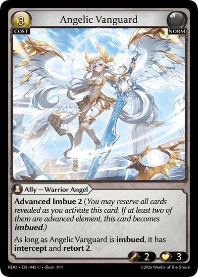 Angelic Vanguard - 045 - Uncommon - Radiant Origins