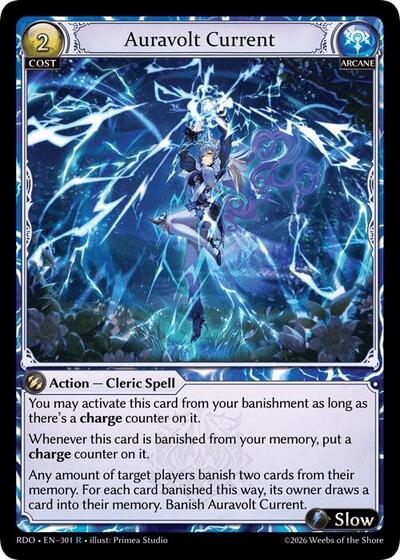 Auravolt Current - 301 - Rare - Radiant Origins