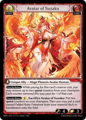 Avatar of Suzaku - 171 - Super Rare - Radiant Origins