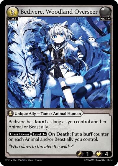 Bedivere, Woodland Overseer - 056 - Super Rare - Radiant Origins