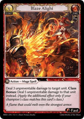 Blaze Alight - 172 - Uncommon - Radiant Origins