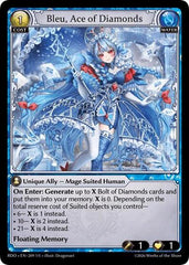 Bleu, Ace of Diamonds - 209 - Super Rare - Radiant Origins