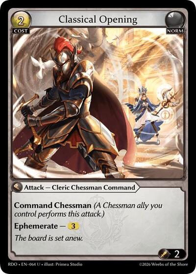 Classical Opening - 064 - Uncommon - Radiant Origins