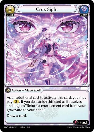 Crux Sight - 323 - Uncommon - Radiant Origins
