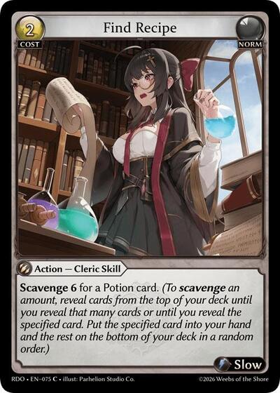 Find Recipe - 075 - Common - Radiant Origins