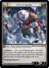 Five of Spades - 076 - Common - Radiant Origins