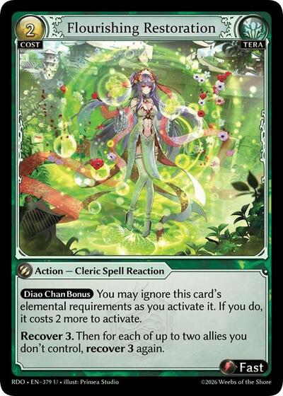 Flourishing Restoration - 379 - Uncommon - Radiant Origins