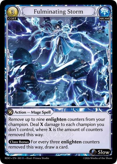 Fulminating Storm - 303 - Rare - Radiant Origins