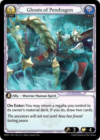 Ghosts of Pendragon - 325 - Super Rare - Radiant Origins
