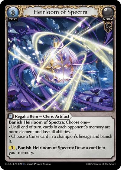 Heirloom of Spectra - 022 - Rare - Radiant Origins