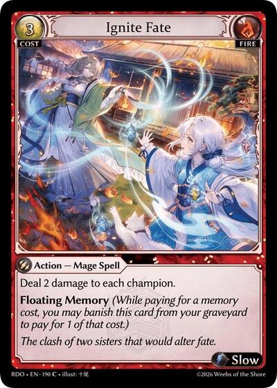 Ignite Fate - 190 - Common - Radiant Origins
