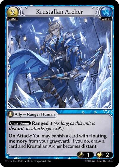 Krustallan Archer - 234 - Uncommon - Radiant Origins