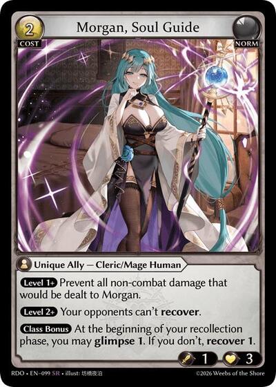 Morgan, Soul Guide - 099 - Super Rare - Radiant Origins