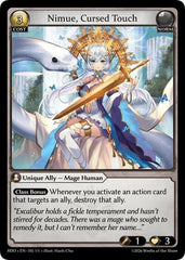 Nimue, Cursed Touch - 105 - Super Rare - Radiant Origins