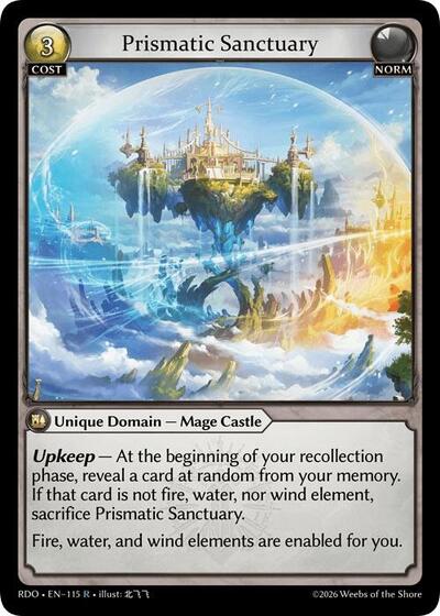 Prismatic Sanctuary - 115 - Rare - Radiant Origins