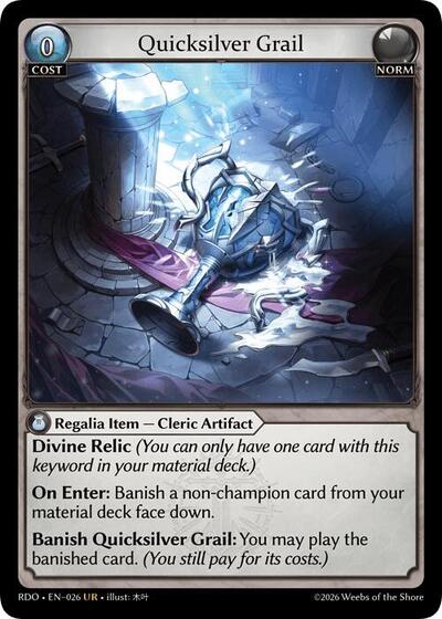 Quicksilver Grail - 026 - Ultra Rare - Radiant Origins