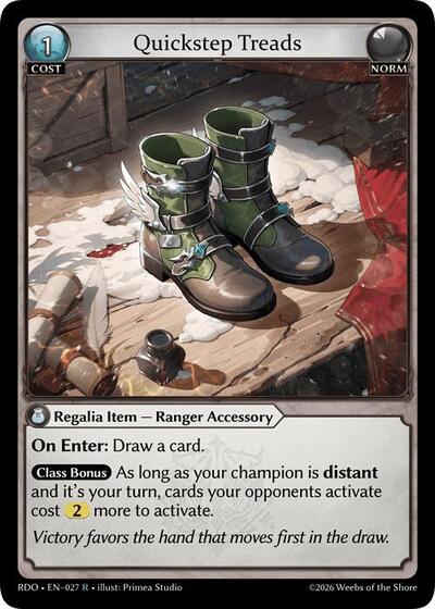 Quickstep Treads - 027 - Rare - Radiant Origins
