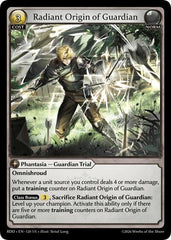 Radiant Origin of Guardian - 120 - Super Rare - Radiant Origins