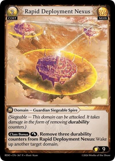 Rapid Deployment Nexus - 367 - Rare - Radiant Origins