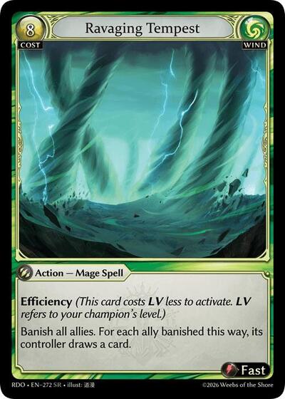 Ravaging Tempest - 272 - Super Rare - Radiant Origins