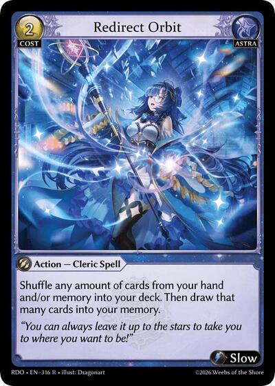 Redirect Orbit - 316 - Rare - Radiant Origins