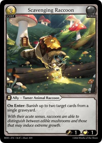 Scavenging Raccoon - 136 - Common - Radiant Origins