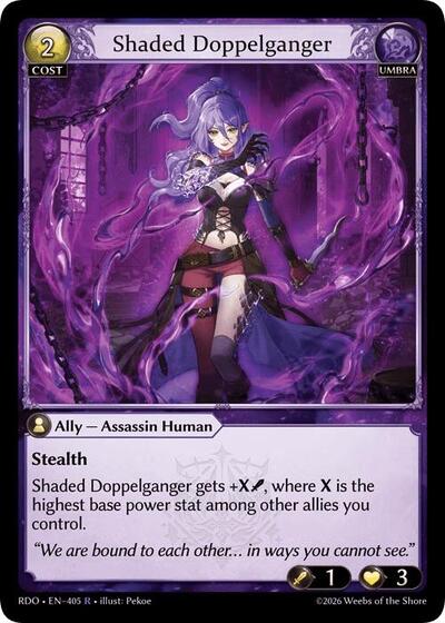 Shaded Doppelganger - 405 - Rare - Radiant Origins