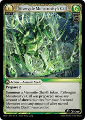 Silvergale Monstrosity's Call - 281 - Rare - Radiant Origins