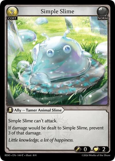 Simple Slime - 144 - Common - Radiant Origins