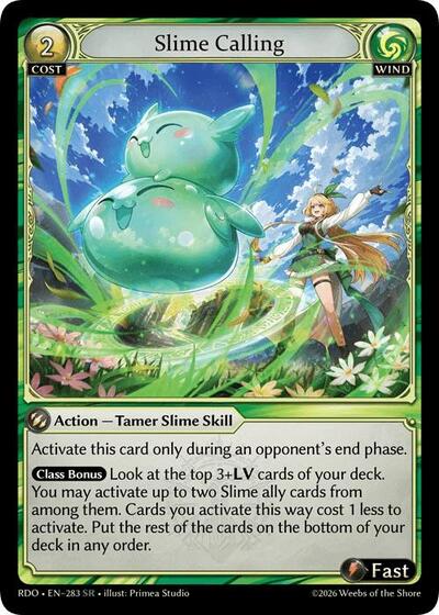 Slime Calling - 283 - Super Rare - Radiant Origins
