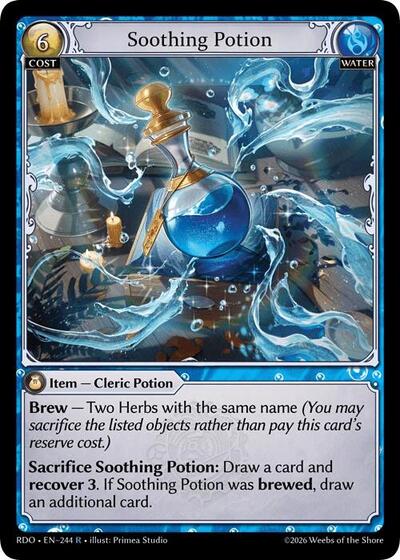 Soothing Potion - 244 - Rare - Radiant Origins