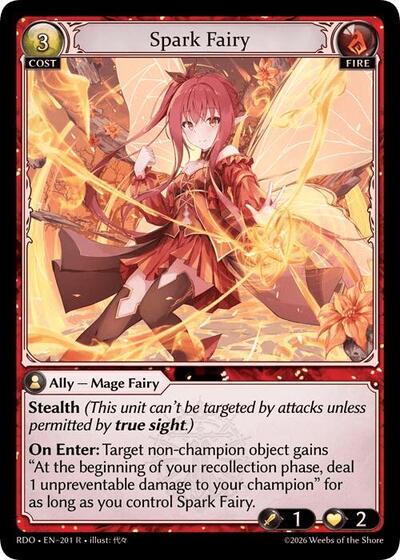 Spark Fairy - 201 - Rare - Radiant Origins
