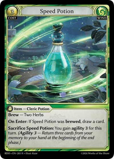 Speed Potion - 285 - Rare - Radiant Origins