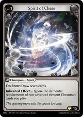 Spirit of Chess - 001 - Super Rare - Radiant Origins