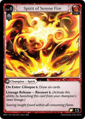 Spirit of Serene Fire - 004 - Ultra Rare - Radiant Origins