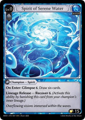 Spirit of Serene Water - 007 - Ultra Rare - Radiant Origins