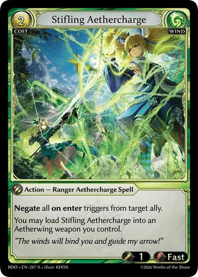 Stifling Aethercharge - 287 - Rare - Radiant Origins