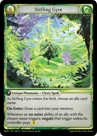 Stifling Gyre - 288 - Rare - Radiant Origins