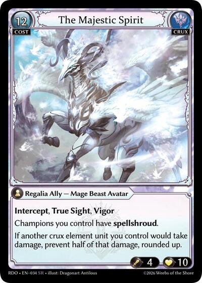 The Majestic Spirit - 034 - Super Rare - Radiant Origins