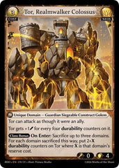 Tor, Realmwalker Colossus - 370 - Super Rare - Radiant Origins
