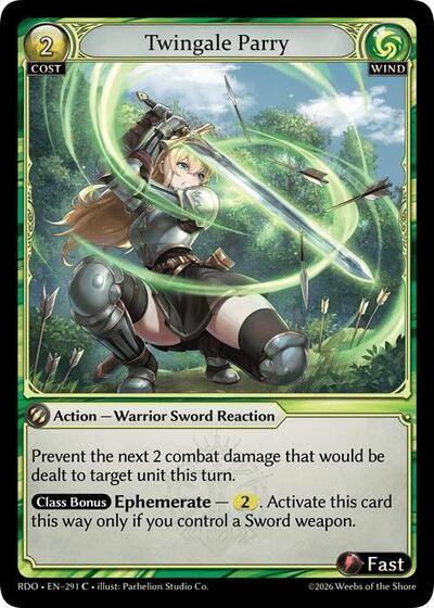 Twingale Parry - 291 - Common - Radiant Origins
