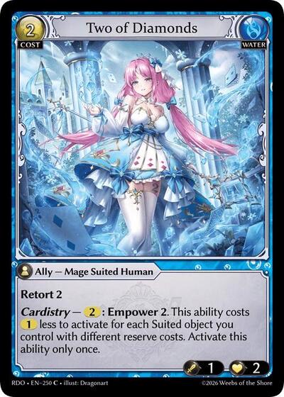 Two of Diamonds - 250 - Common - Radiant Origins