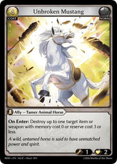 Unbroken Mustang - 162 - Common - Radiant Origins