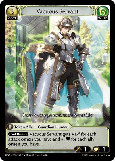 Vacuous Servant - 292 - Common - Radiant Origins