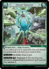 Vernal Talisman - 037 - Super Rare - Radiant Origins