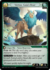 Vertus, Gaia's Roar - 393 - Rare - Radiant Origins