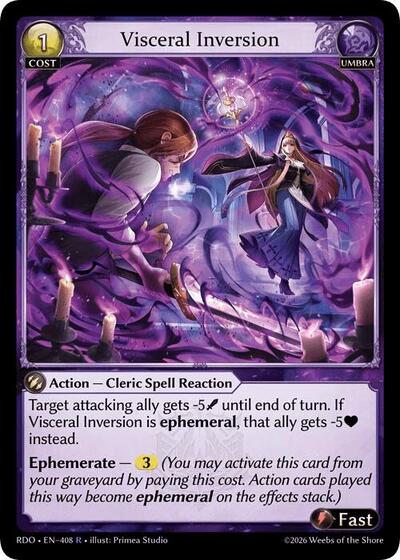 Visceral Inversion - 408 - Rare - Radiant Origins