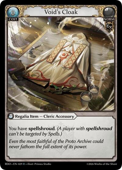 Void's Cloak - 029 - Rare - Radiant Origins