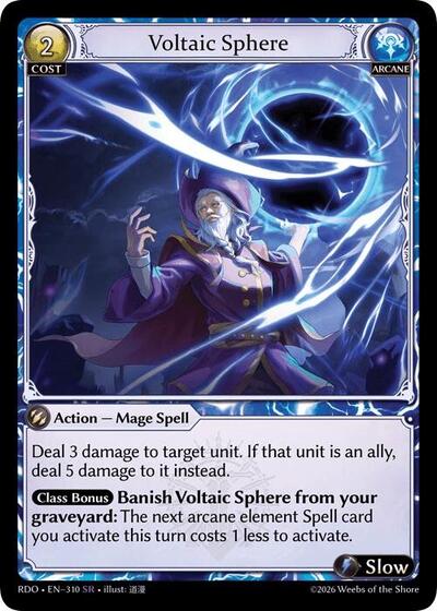 Voltaic Sphere - 310 - Super Rare - Radiant Origins